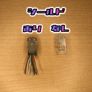 LANケーブルのシールド