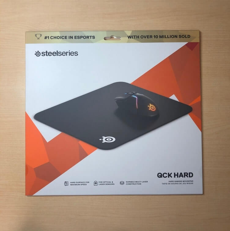 SteelSeries QcK miniクラシックとヘビーの比較外箱